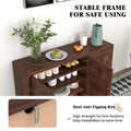 Costway 3-Door Buffet Sideboard Storage Credenza Cabinet Console