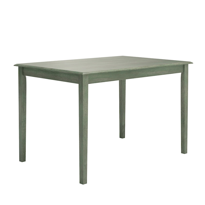 Mesa de Jantar Retangular de Madeira de 48 Polegadas