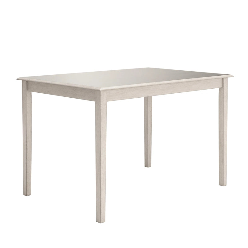 Mesa de Jantar Retangular de Madeira de 48 Polegadas