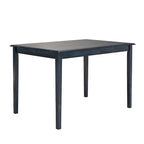 Mesa de Jantar Retangular de Madeira de 48 Polegadas