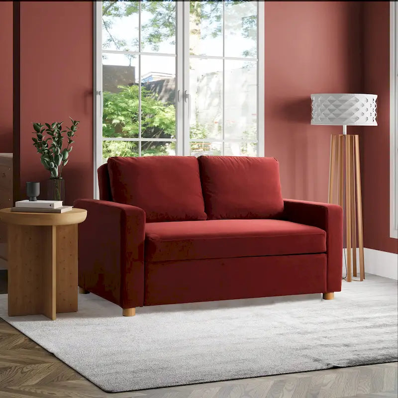 Serta Trenton Convertible Loveseat