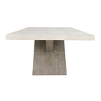 Conjunto de Mesa de Jantar de Madeira Recuperada de 84 Polegadas