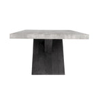 Conjunto de Mesa de Jantar de Madeira Recuperada de 84 Polegadas