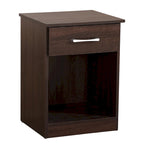 1-Drawer Bedside Wood Nightstand with Storage Space