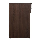 1-Drawer Bedside Wood Nightstand with Storage Space