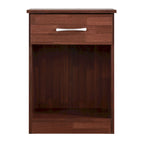 1-Drawer Bedside Wood Nightstand with Storage Space