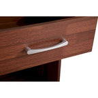 1-Drawer Bedside Wood Nightstand with Storage Space