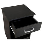 1-Drawer Bedside Wood Nightstand with Storage Space