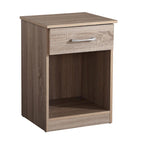 1-Drawer Bedside Wood Nightstand with Storage Space