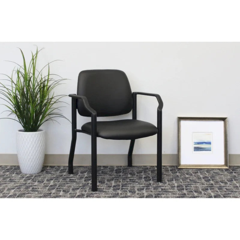 Boss Office Products Big and Tall Antimicrobial Guest Chair