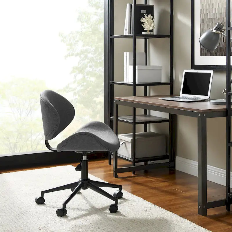 Corvus Madonna Mid-century Modern Adjustable Curved Office Chair