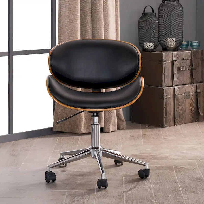 Corvus Madonna Mid-century Modern Adjustable Curved Office Chair