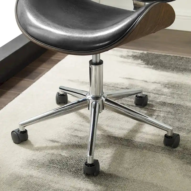 Corvus Madonna Mid-century Modern Adjustable Curved Office Chair