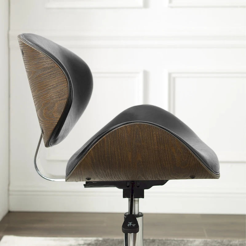 Corvus Madonna Mid-century Modern Adjustable Curved Office Chair