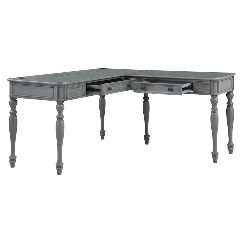 Country Meadows L-Shaped Desk