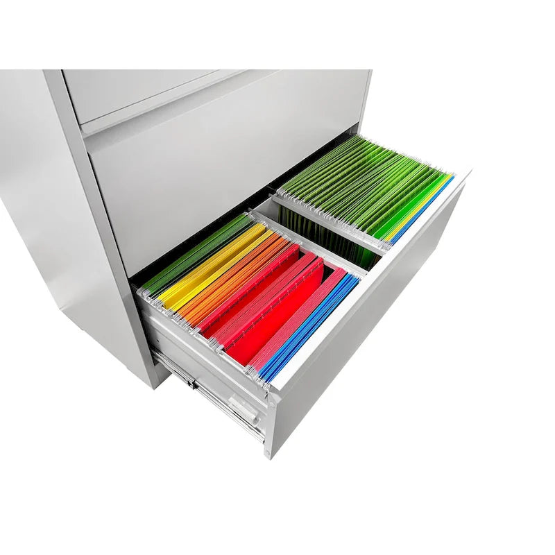 Lateral File Cabinet 4 Drawer,Filing Cabinet with Lock, Lockable File Cabinet, Locking Metal File Cabinet