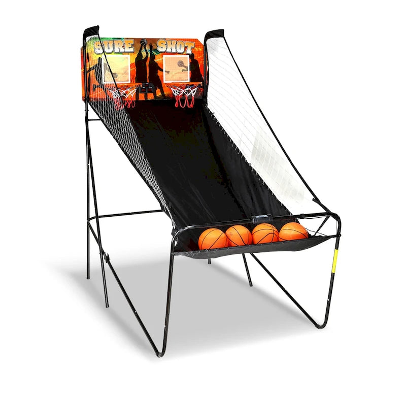 Hathaway Sure Shot 81-in Dual Basketball Arcade Game with LED Scoring