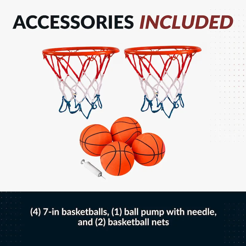 Hathaway Sure Shot 81-in Dual Basketball Arcade Game with LED Scoring