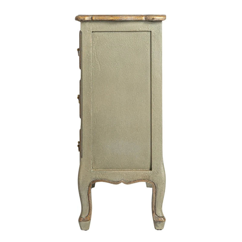 Distressed Wood 3-Drawer Dresser