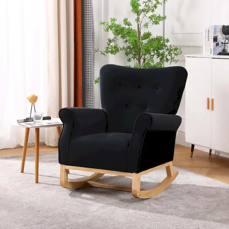 Velvet Rocking Chair