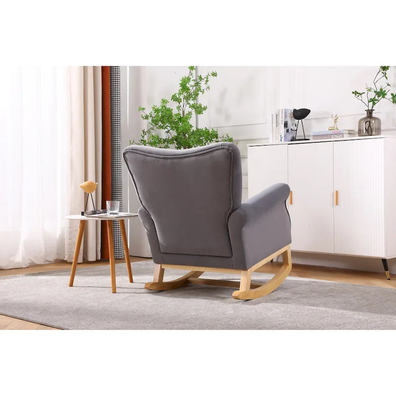 Velvet Rocking Chair