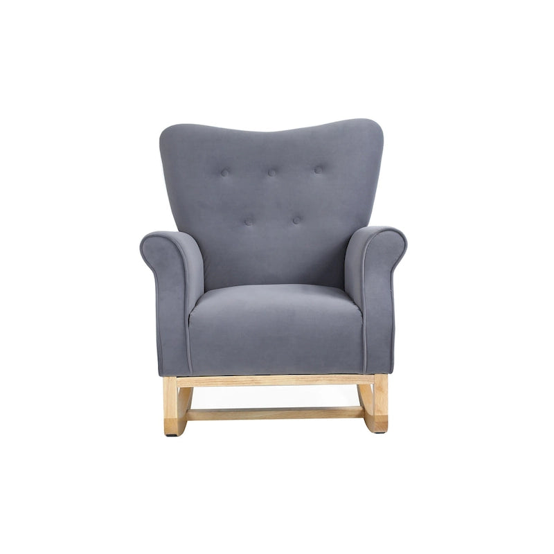 Velvet Rocking Chair