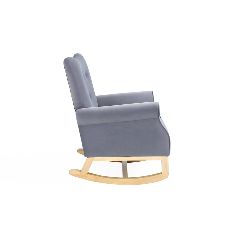 Velvet Rocking Chair