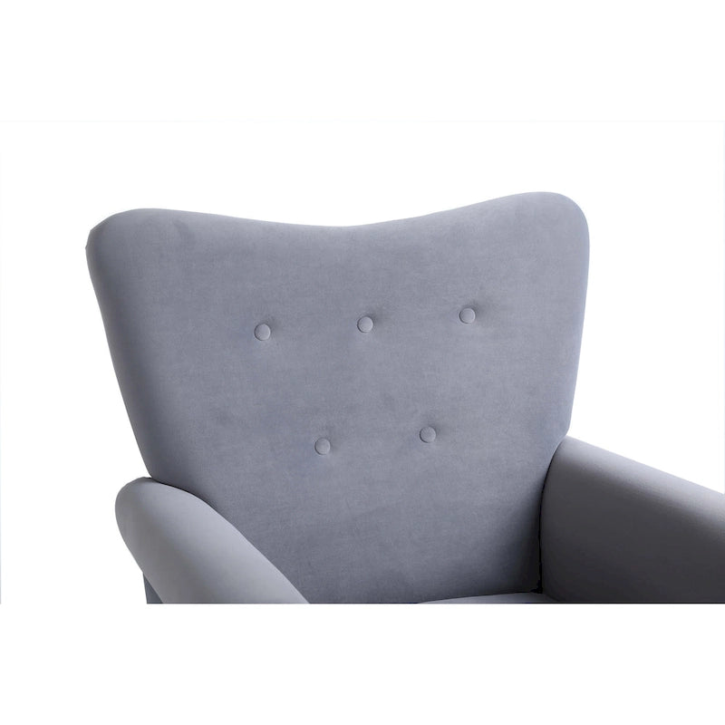 Velvet Rocking Chair