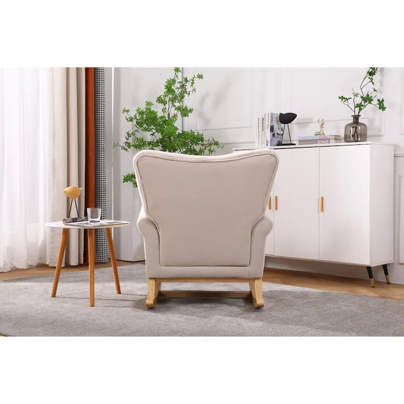 Velvet Rocking Chair