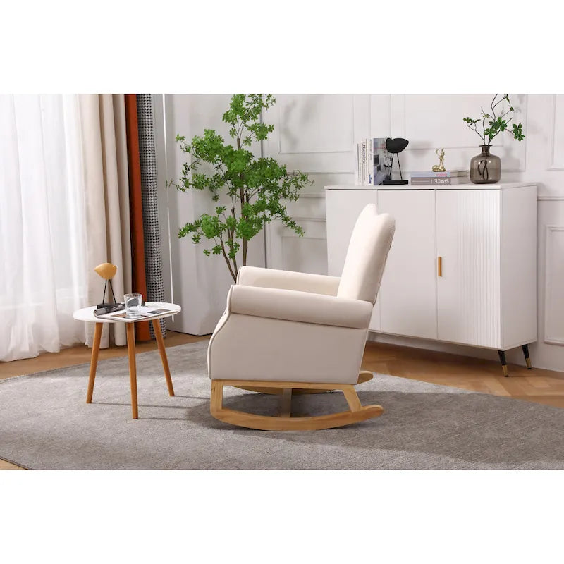 Velvet Rocking Chair
