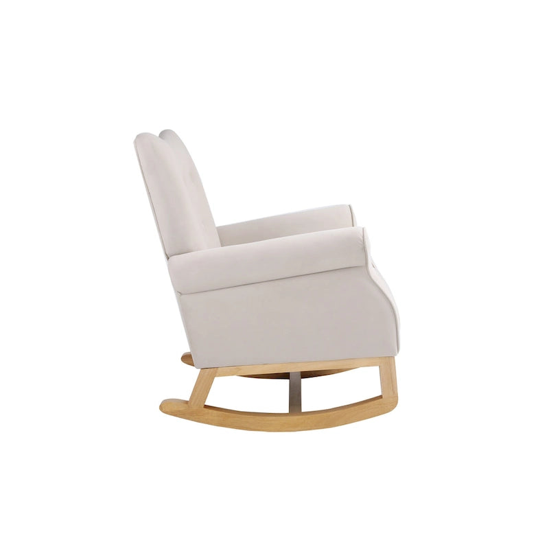 Velvet Rocking Chair