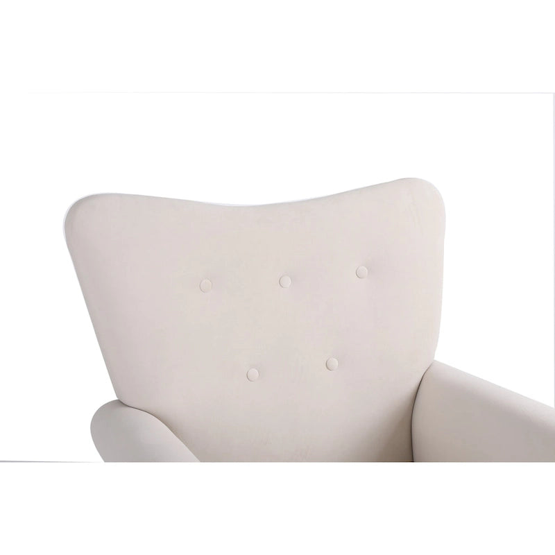 Velvet Rocking Chair
