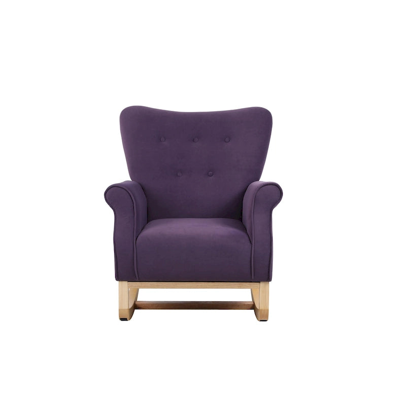Velvet Rocking Chair