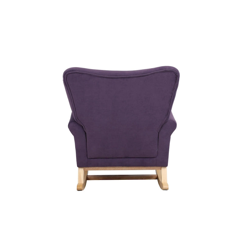 Velvet Rocking Chair
