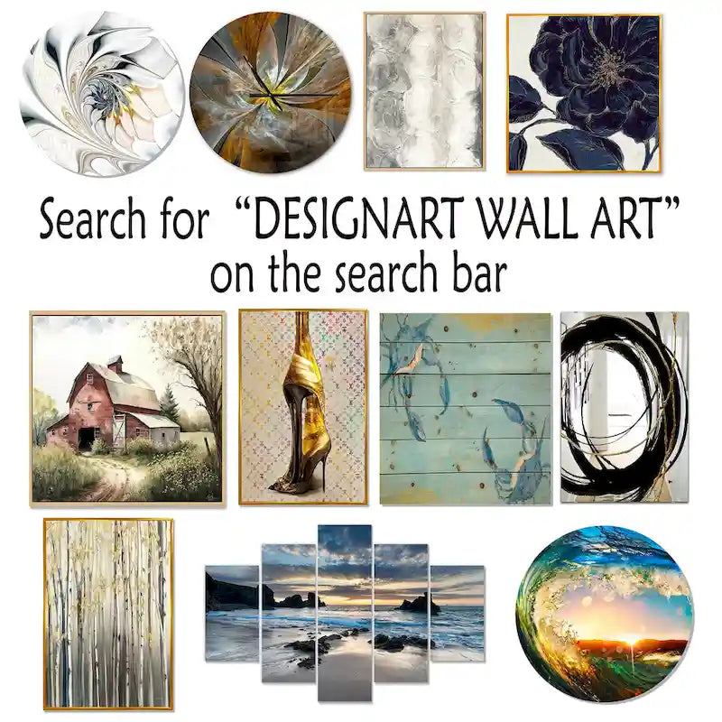 Designart Marble Serenity Colorful Gray Watercolor Waves I Upholstered Abstract Shapes Accent Chair and Modern Arm Chair