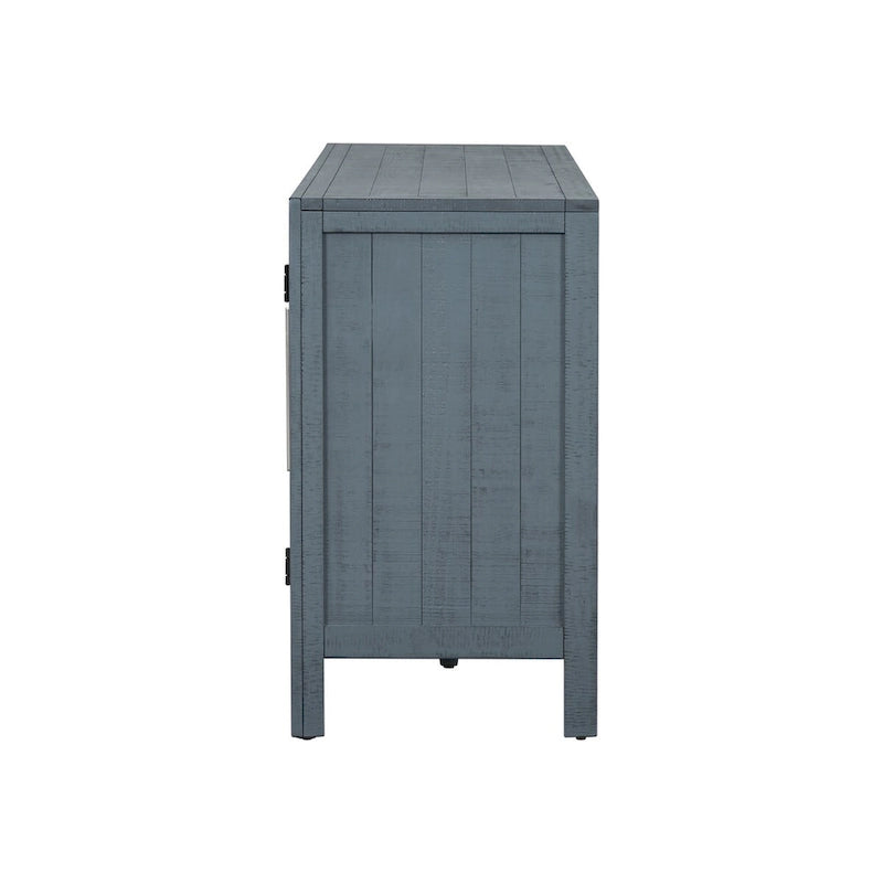 Storage Cabinet Sideboard with 3-door and Adjustable Shelves