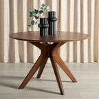 Mesa de Jantar Redonda de 46 polegadas - 46 pol. L x 46 pol. P x 30 pol. A