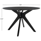 Mesa de Jantar Redonda de 46 polegadas - 46 pol. L x 46 pol. P x 30 pol. A